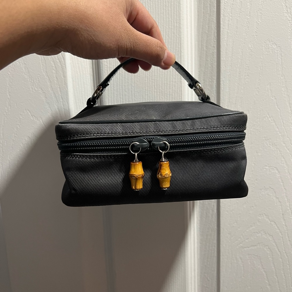 Authentic GG bamboo vanity purse